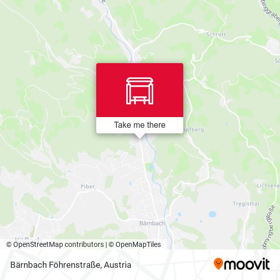 Bärnbach Föhrenstraße map