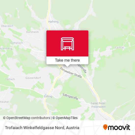 Trofaiach Winkelfeldgasse Nord map