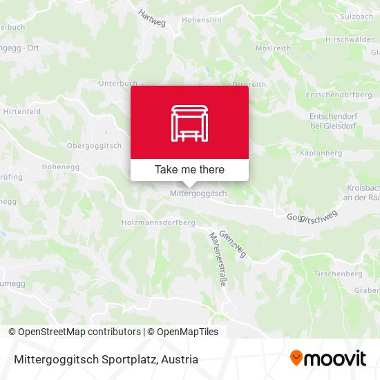 Mittergoggitsch Sportplatz map