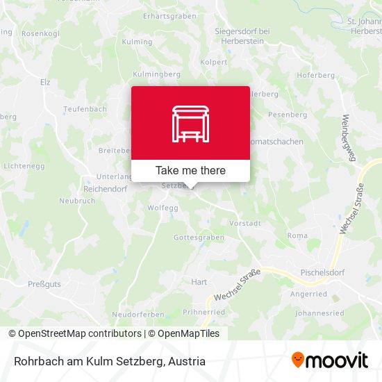 Rohrbach am Kulm Setzberg map