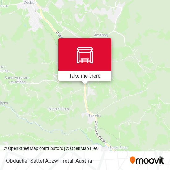 Obdacher Sattel Abzw Pretal map