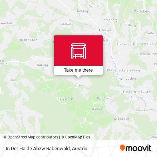 In Der Haide Abzw Rabenwald map