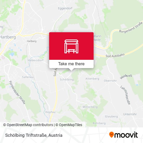Schölbing Triftstraße map