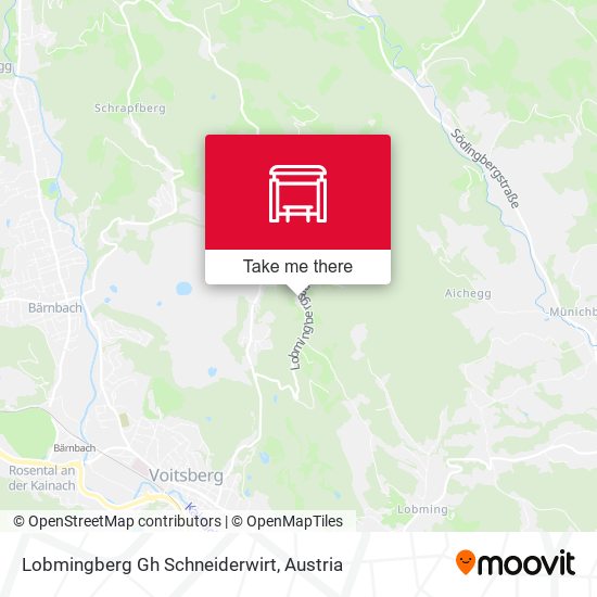 Lobmingberg Gh Schneiderwirt map
