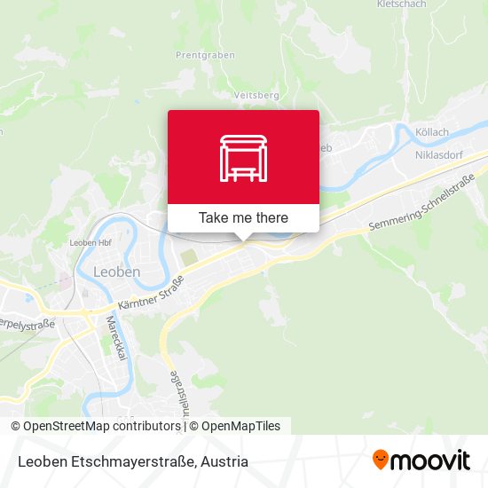 Leoben Etschmayerstraße map