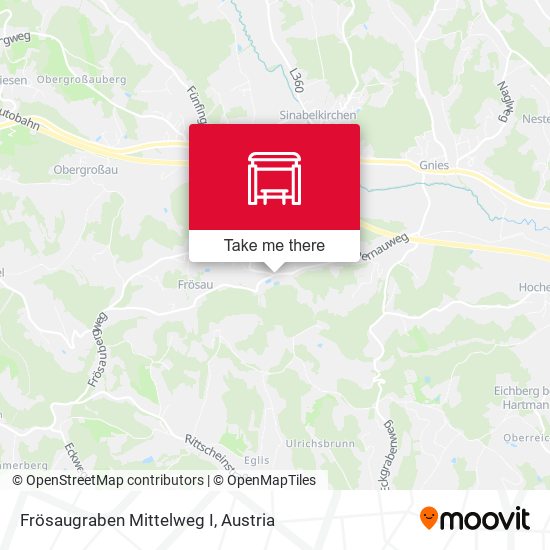 Frösaugraben Mittelweg I map