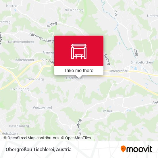 Obergroßau Tischlerei map