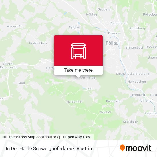 In Der Haide Schweighoferkreuz map