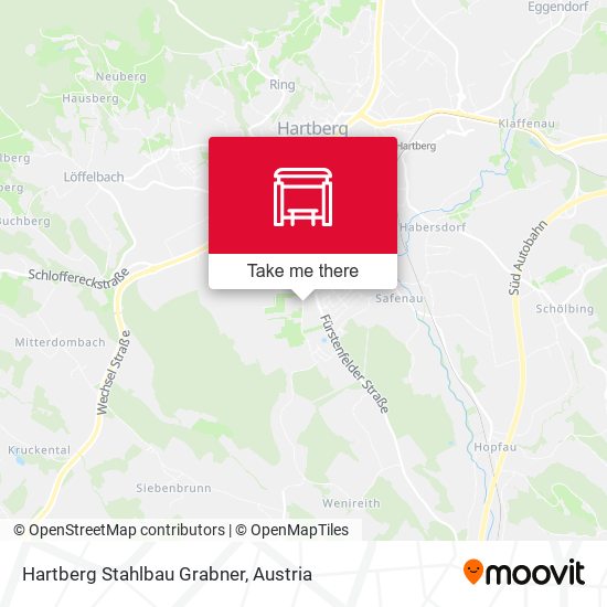 Hartberg Stahlbau Grabner map