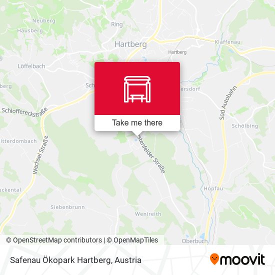 Safenau Ökopark Hartberg map