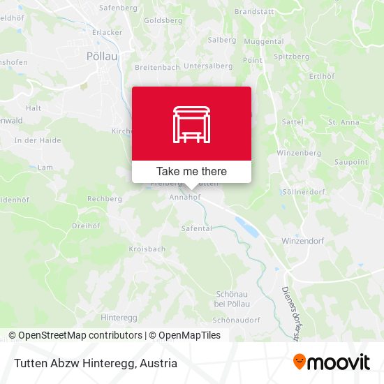 Tutten Abzw Hinteregg map