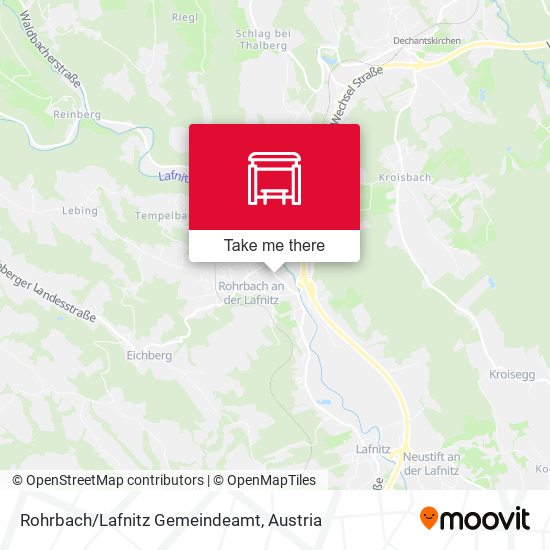 Rohrbach/Lafnitz Gemeindeamt map