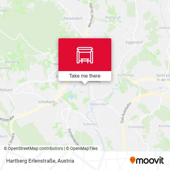 Hartberg Erlenstraße map