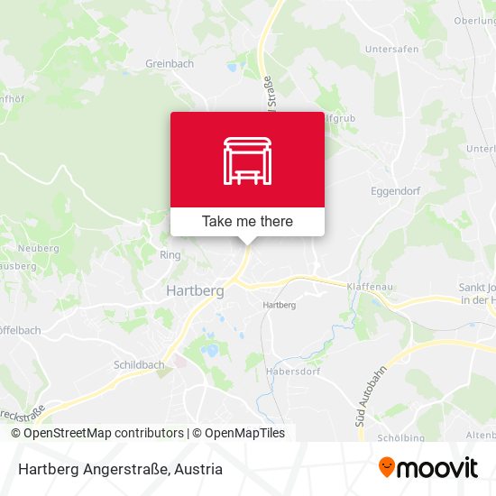 Hartberg Angerstraße map