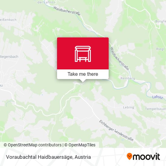 Voraubachtal Haidbauersäge map