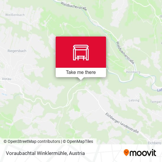 Voraubachtal Winklermühle map