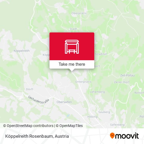 Köppelreith Rosenbaum map