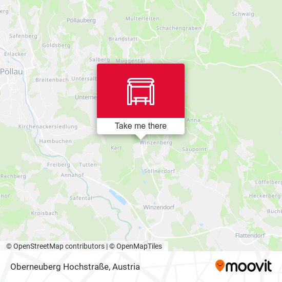 Oberneuberg Hochstraße map