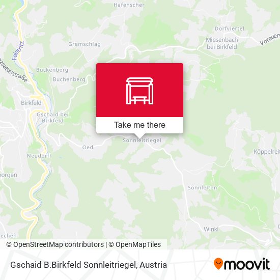Gschaid B.Birkfeld Sonnleitriegel map