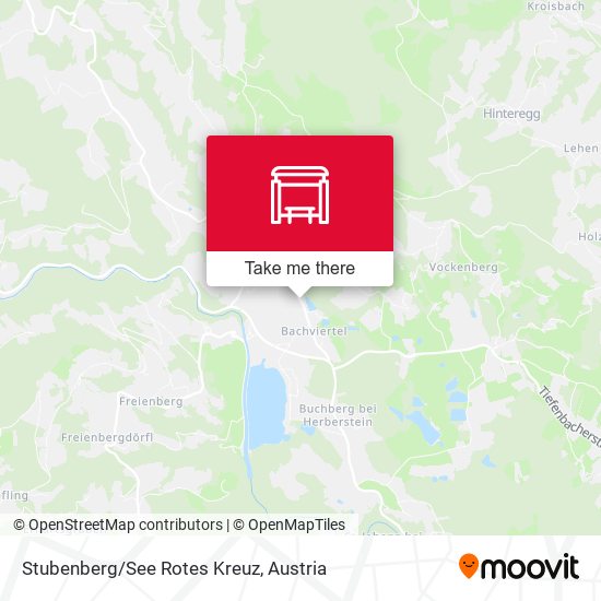 Stubenberg/See Rotes Kreuz map
