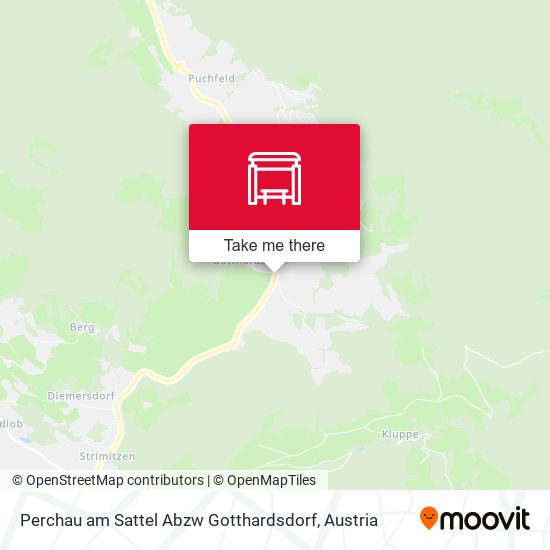 Perchau am Sattel Abzw Gotthardsdorf map