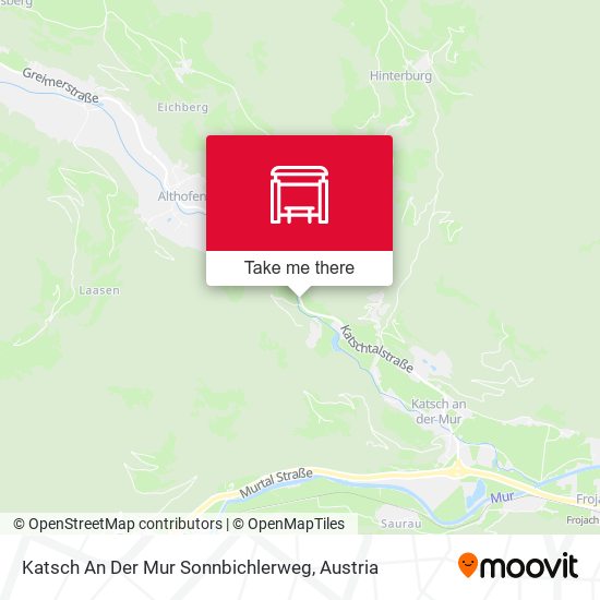 Katsch An Der Mur Sonnbichlerweg map
