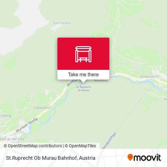 St.Ruprecht Ob Murau Bahnhof map