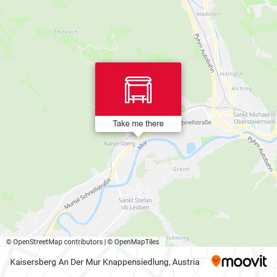 Kaisersberg An Der Mur Knappensiedlung map