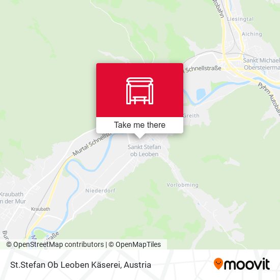 St.Stefan Ob Leoben Käserei map
