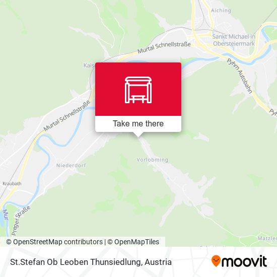 St.Stefan Ob Leoben Thunsiedlung map