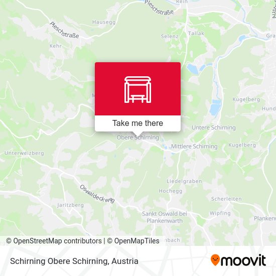 Schirning Obere Schirning map