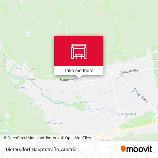 Dietersdorf Hauptstraße map