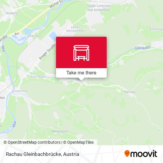 Rachau Gleinbachbrücke map
