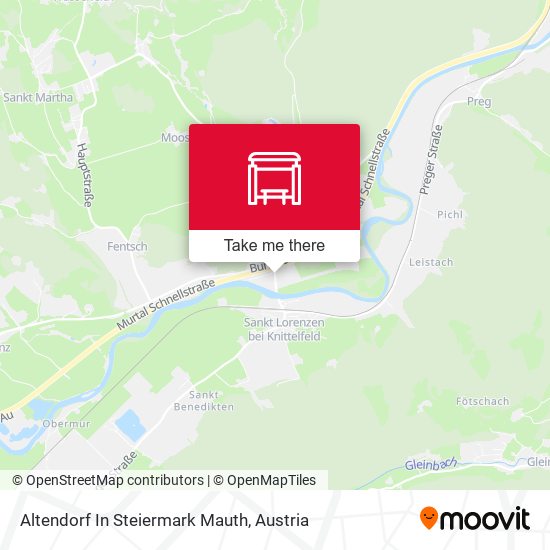 Altendorf In Steiermark Mauth map