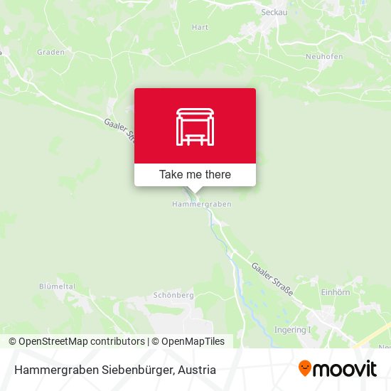 Hammergraben Siebenbürger map