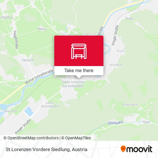 St.Lorenzen Vordere Siedlung map