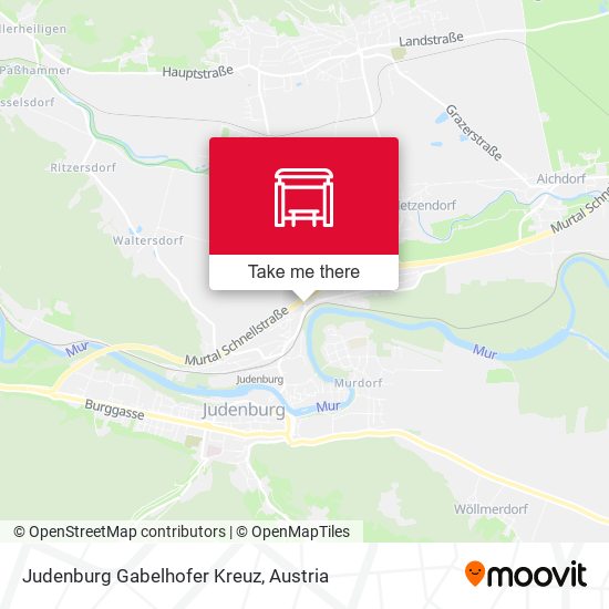 Judenburg Gabelhofer Kreuz map