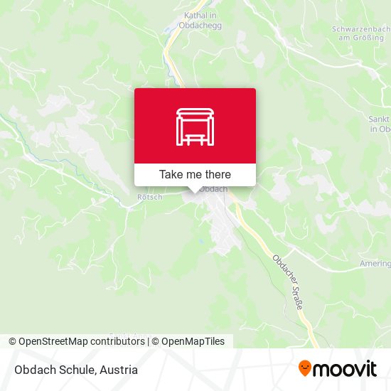 Obdach Schule map