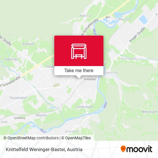 Knittelfeld Weninger-Bastei map