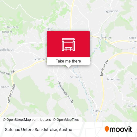 Safenau Untere Sanklstraße map