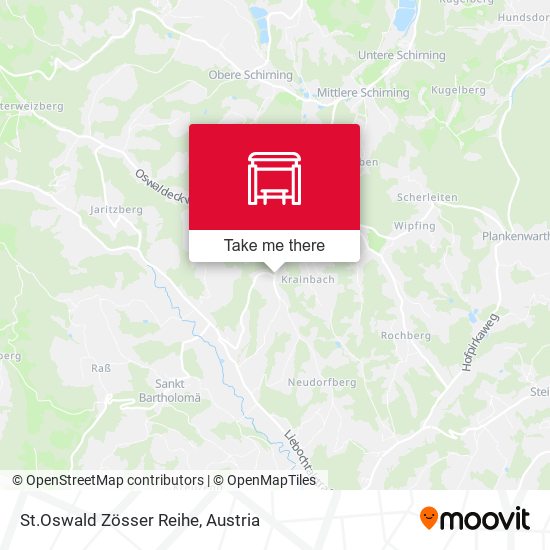St.Oswald Zösser Reihe map