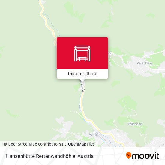 Hansenhütte Rettenwandhöhle map
