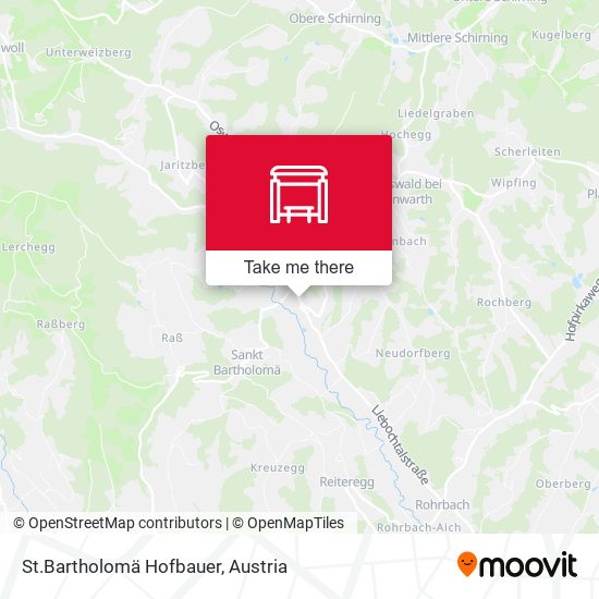 St.Bartholomä Hofbauer map