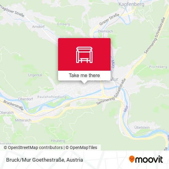 Bruck/Mur Goethestraße map
