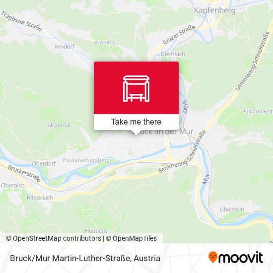 Bruck/Mur Martin-Luther-Straße map