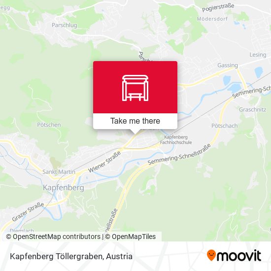 Kapfenberg Töllergraben map