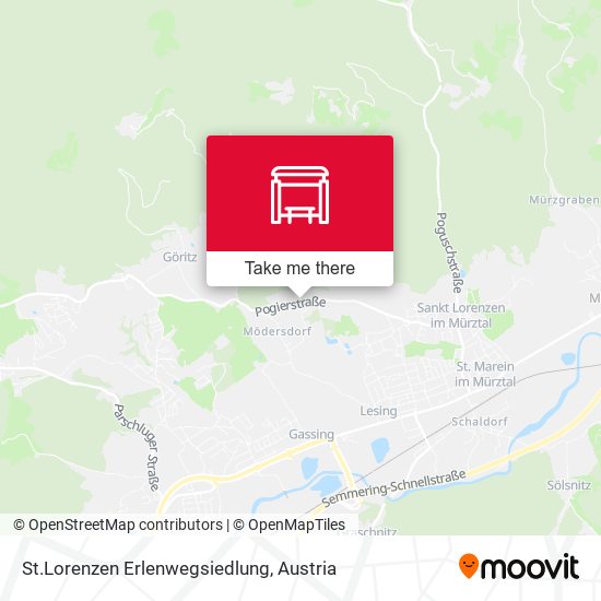 St.Lorenzen Erlenwegsiedlung map