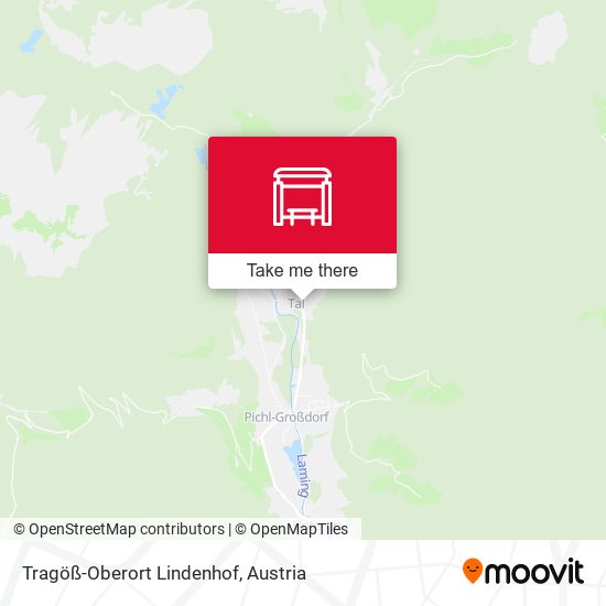 Tragöß-Oberort Lindenhof map
