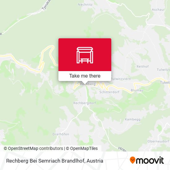 Rechberg Bei Semriach Brandlhof map