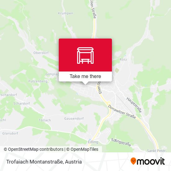 Trofaiach Montanstraße map